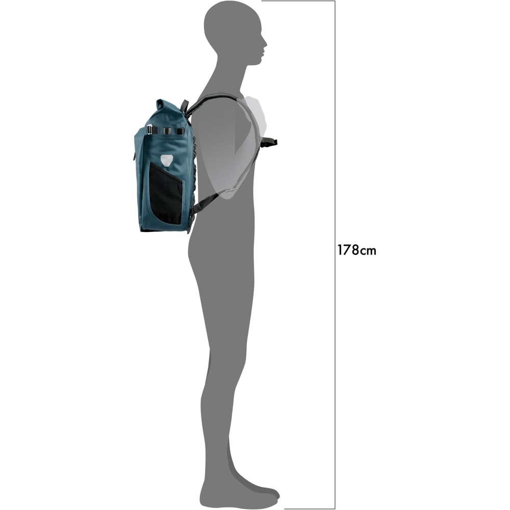 Ortlieb Vario QL2.1 26L Petrol OF7713 dagrugzakken online bestellen bij Kathmandu Outdoor & Travel