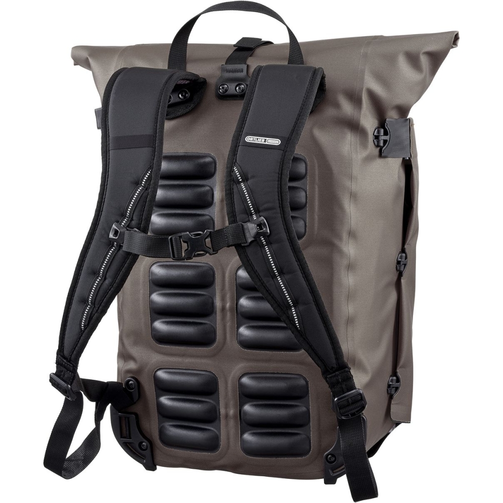 Ortlieb Vario QL2.1 26L Dark-Sand OF7720 dagrugzakken online bestellen bij Kathmandu Outdoor & Travel