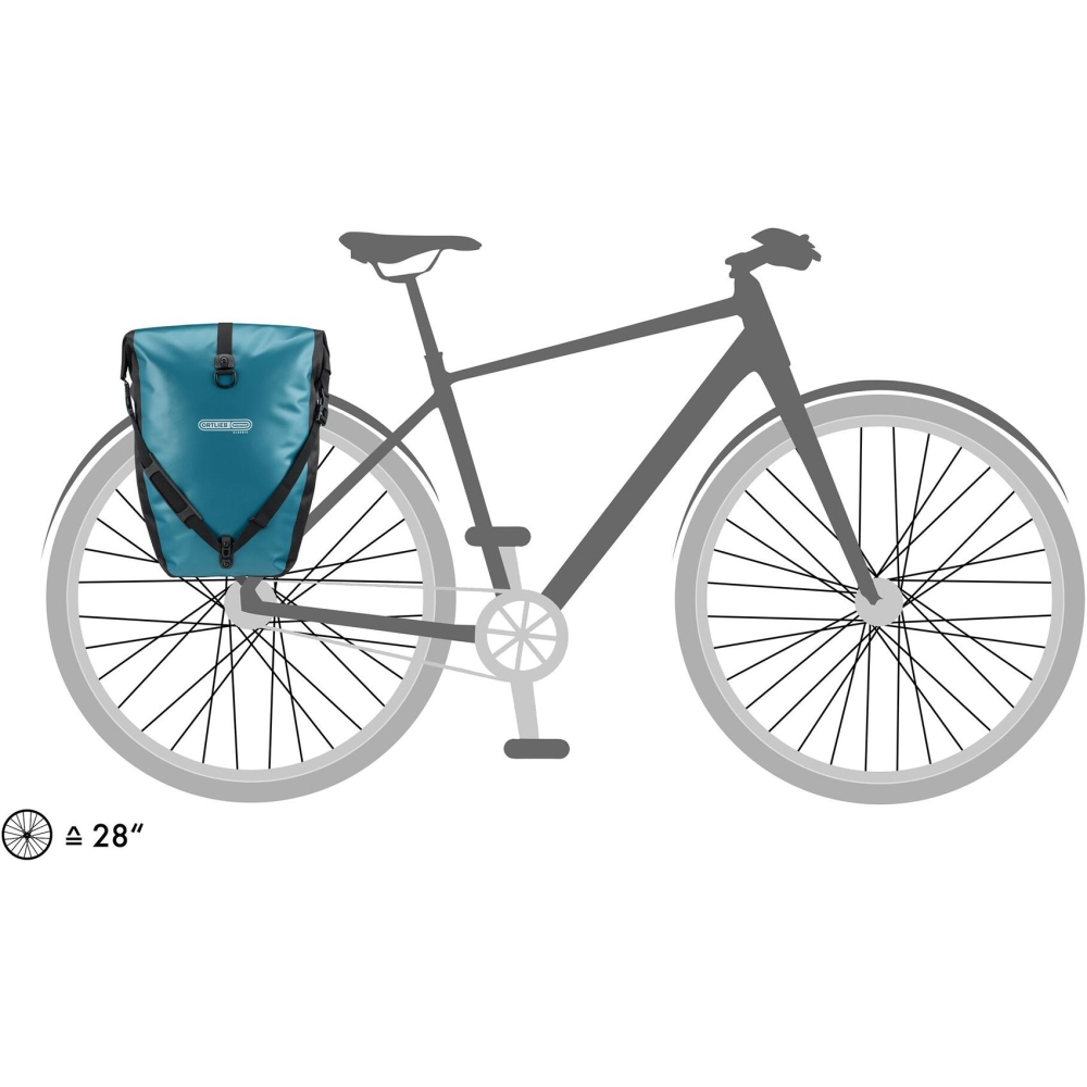 Ortlieb Back-Roller QL2.1 40L Petrol/Black OF5309 tassen online bestellen bij Kathmandu Outdoor & Travel