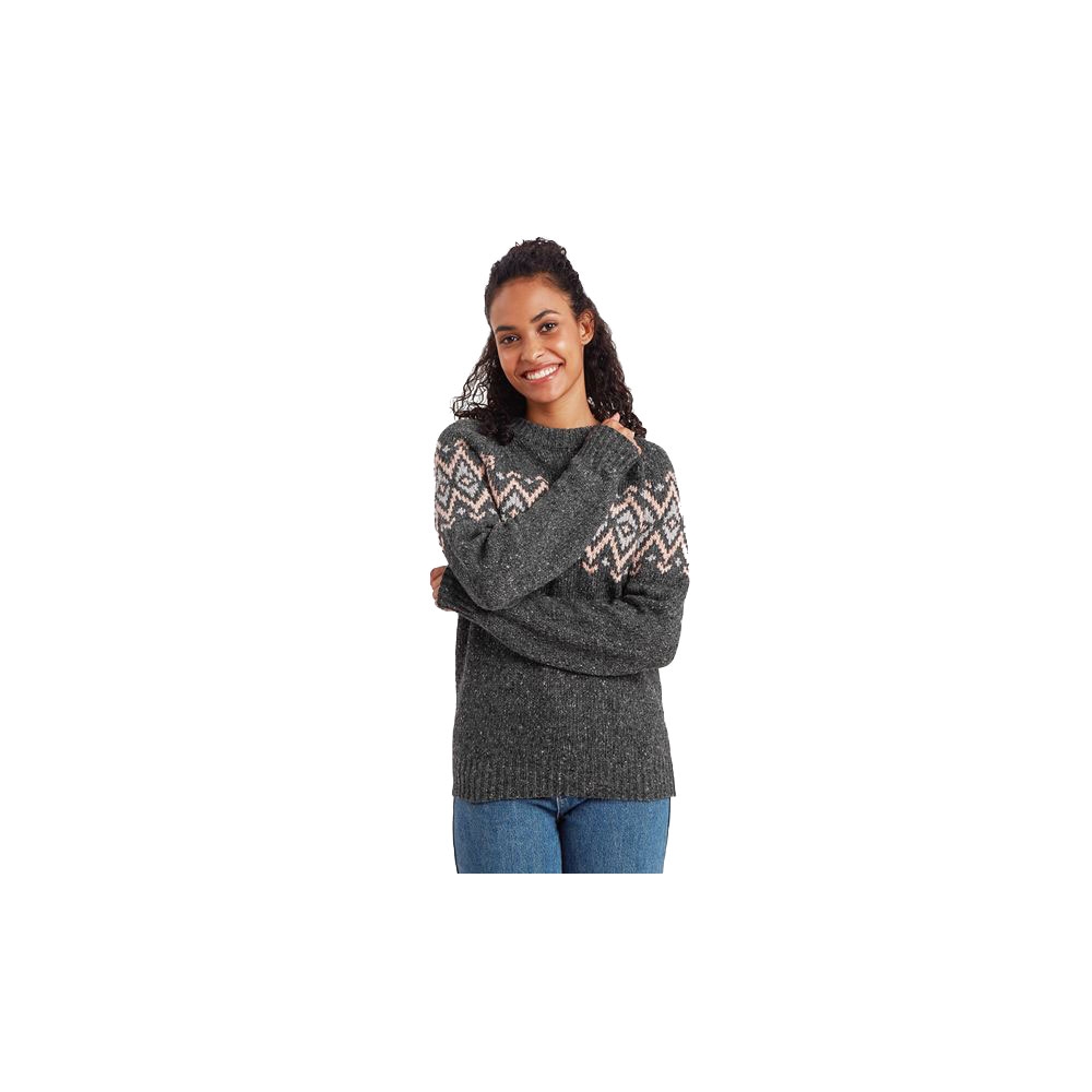 Sherpa Adventure Gear Dumji Crew Women's Charcoal SW25020-135 fleeces en truien online bestellen bij Kathmandu Outdoor & Travel