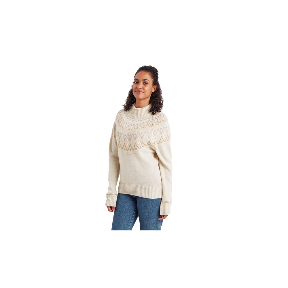 Sherpa Adventure Gear Indu Mock Neck Women's Ecru SW25077-208 fleeces en truien online bestellen bij Kathmandu Outdoor & Travel