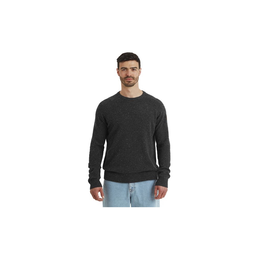 Sherpa Adventure Gear Kantega Crew Sweater Black SM6103-130 fleeces en truien online bestellen bij Kathmandu Outdoor & Travel
