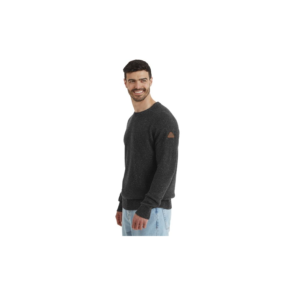 Sherpa Adventure Gear Kantega Crew Sweater Black SM6103-130 fleeces en truien online bestellen bij Kathmandu Outdoor & Travel