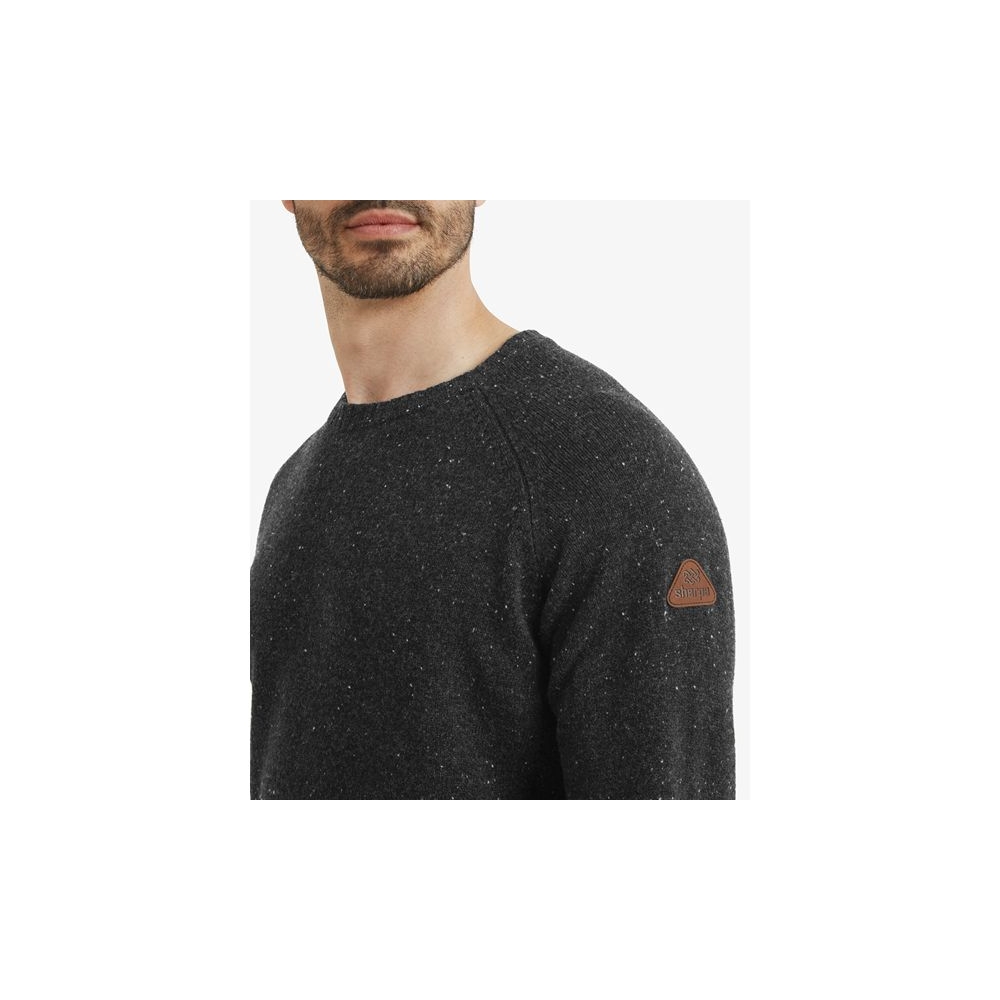 Sherpa Adventure Gear Kantega Crew Sweater Black SM6103-130 fleeces en truien online bestellen bij Kathmandu Outdoor & Travel