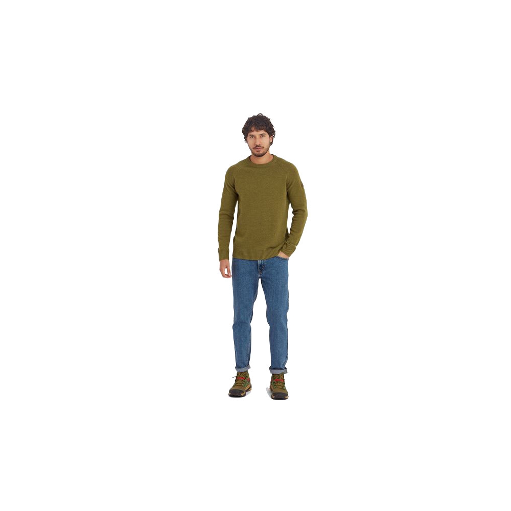 Sherpa Adventure Gear Kantega Crew Sweater Moss SM6103-831 fleeces en truien online bestellen bij Kathmandu Outdoor & Travel