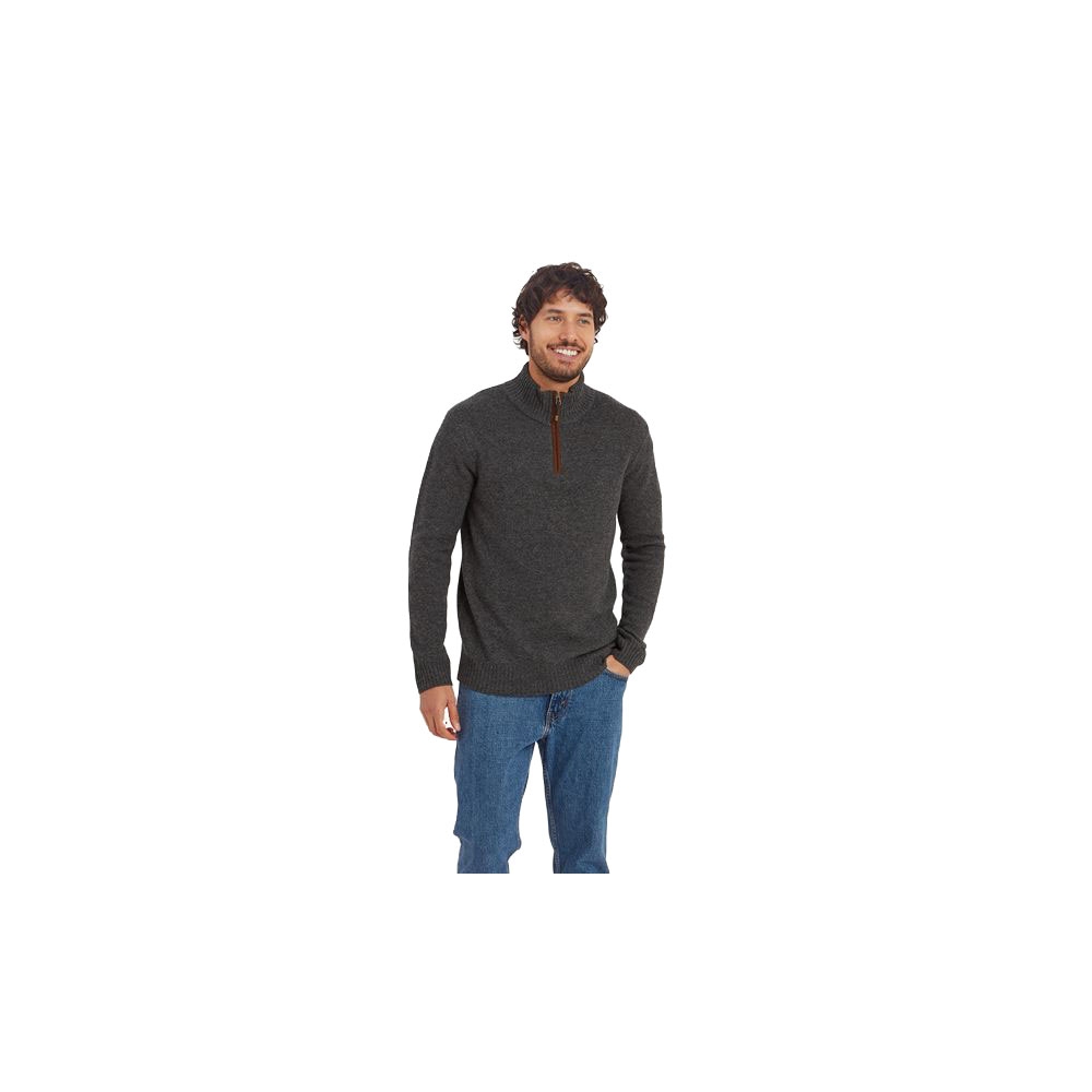 Sherpa Adventure Gear Kangtega 1/4 Zip Sweater Charcoal SM6105-135 fleeces en truien online bestellen bij Kathmandu Outdoor & Travel