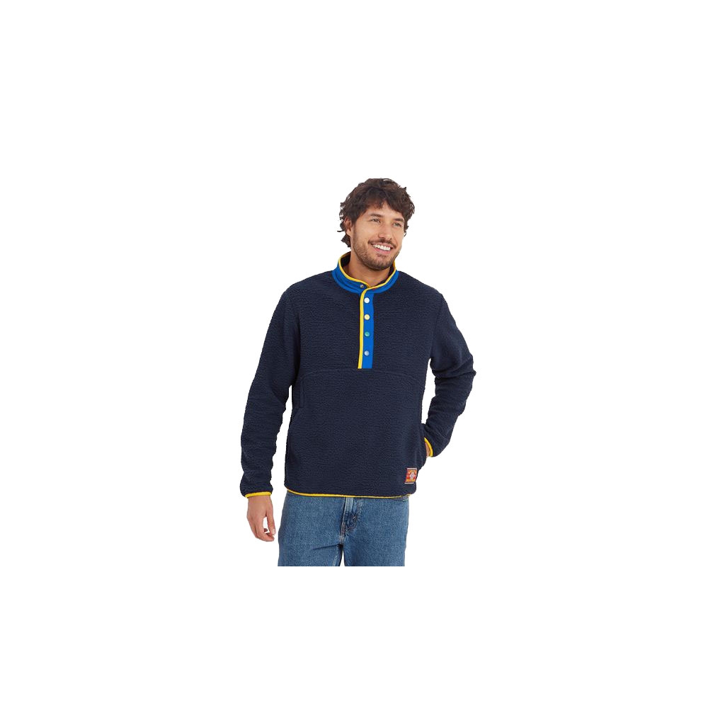 Sherpa Adventure Gear Tarcho Snap 1/4 Pullover Rathee Blue SU50009-392 fleeces en truien online bestellen bij Kathmandu Outdoor & Travel