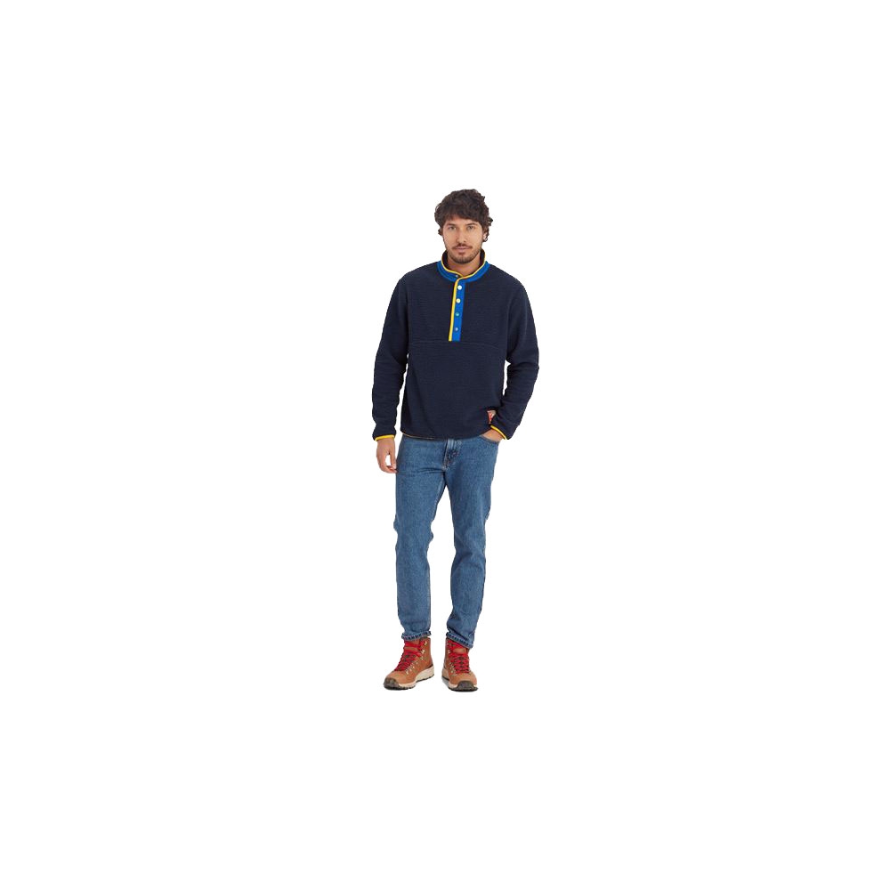 Sherpa Adventure Gear Tarcho Snap 1/4 Pullover Rathee Blue SU50009-392 fleeces en truien online bestellen bij Kathmandu Outdoor & Travel