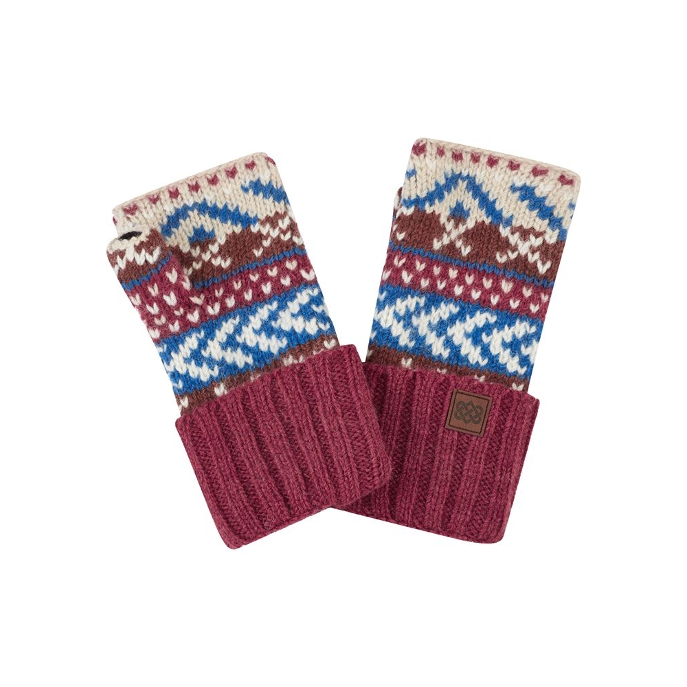 Sherpa Adventure Gear Vastu Wrist Warmer Tibetan Red KH34008-513 kleding accessoires online bestellen bij Kathmandu Outdoor & Travel