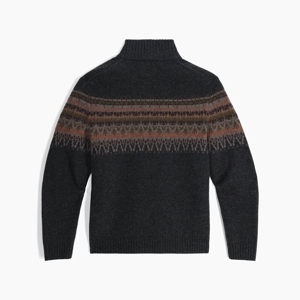 Royal Robbins Arch Rock 1/4 Zip Charcoal Htr Kirkwood Pt Y12600130-015 fleeces en truien online bestellen bij Kathmandu Outdoor & Travel
