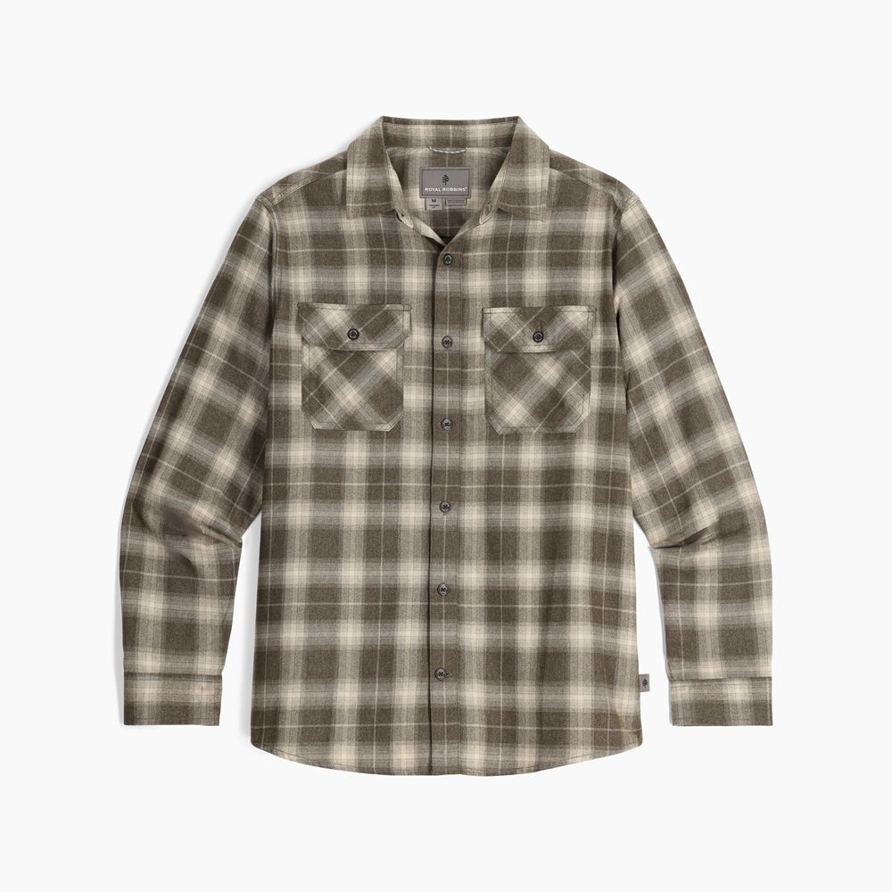 Royal Robbins Vogelsang Long Sleeve Everglade Round Top Pld Y12600145-311 fleeces en truien online bestellen bij Kathmandu Outdoor & Travel