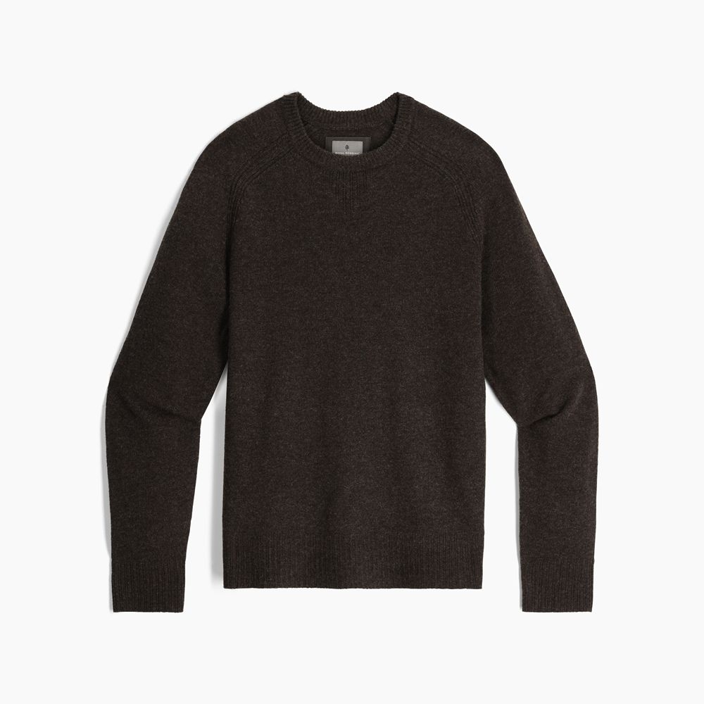 Royal Robbins Rockcraft Wool Pullover Turkish Coffee Htr Y12600148-194 fleeces en truien online bestellen bij Kathmandu Outdoor & Travel