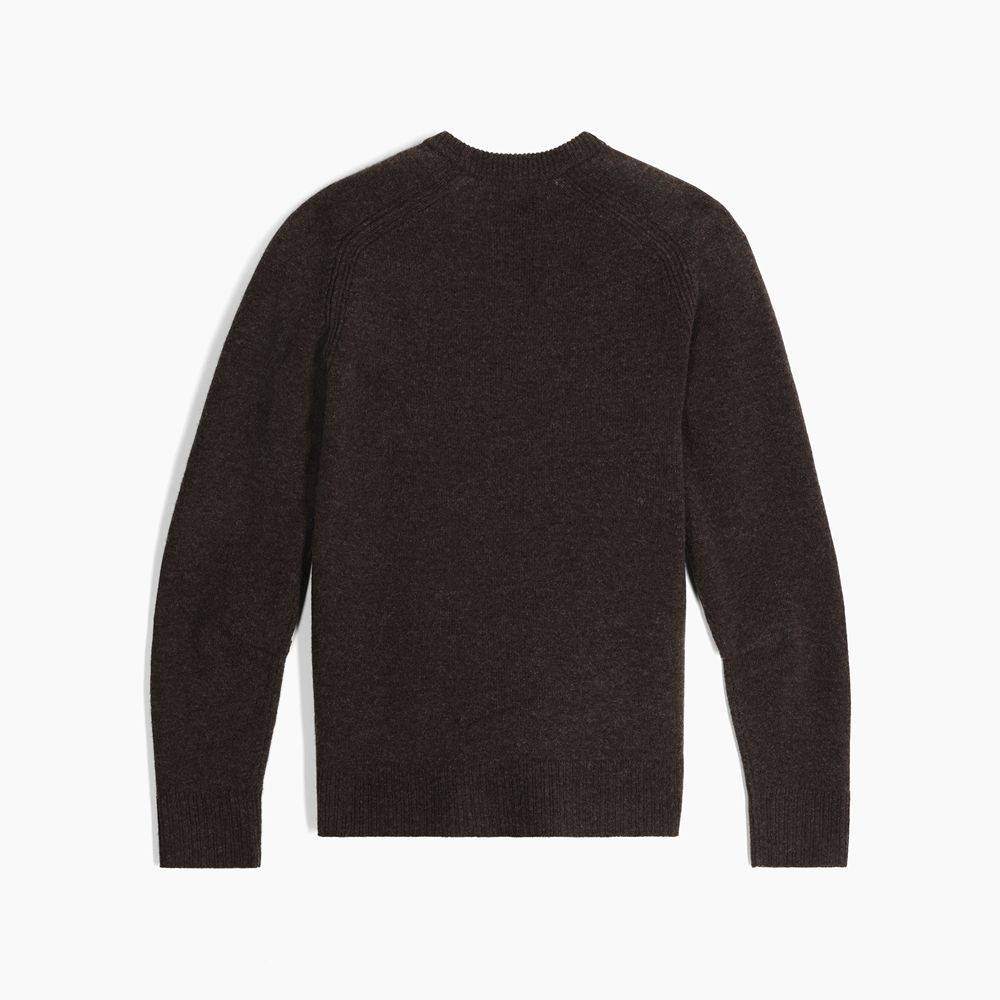 Royal Robbins Rockcraft Wool Pullover Turkish Coffee Htr Y12600148-194 fleeces en truien online bestellen bij Kathmandu Outdoor & Travel