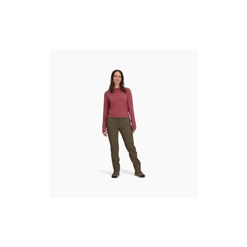Royal Robbins Madera Long Sleeve Women's Wild Rhubarb Y14600138-602 fleeces en truien online bestellen bij Kathmandu Outdoor & Travel