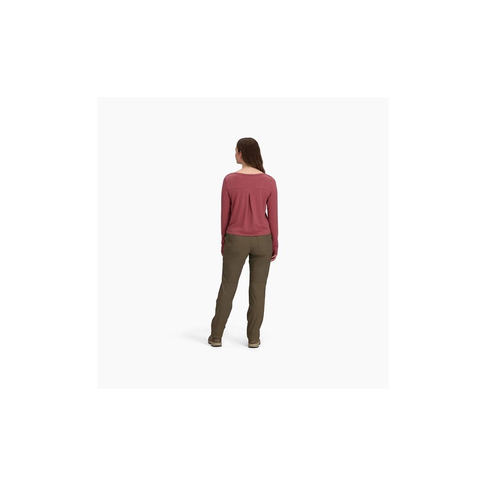 Royal Robbins Madera Long Sleeve Women's Wild Rhubarb Y14600138-602 fleeces en truien online bestellen bij Kathmandu Outdoor & Travel