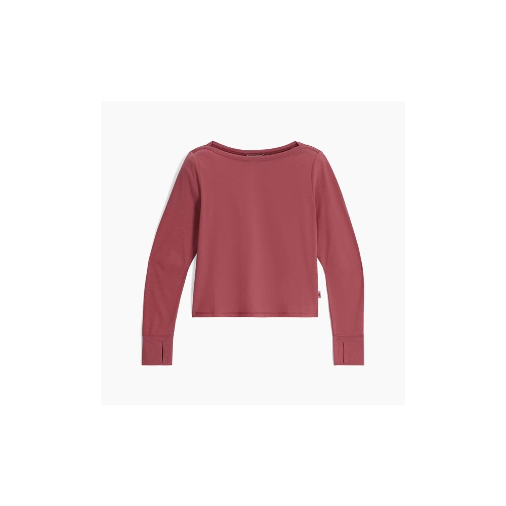 Royal Robbins Madera Long Sleeve Women's Wild Rhubarb Y14600138-602 fleeces en truien online bestellen bij Kathmandu Outdoor & Travel