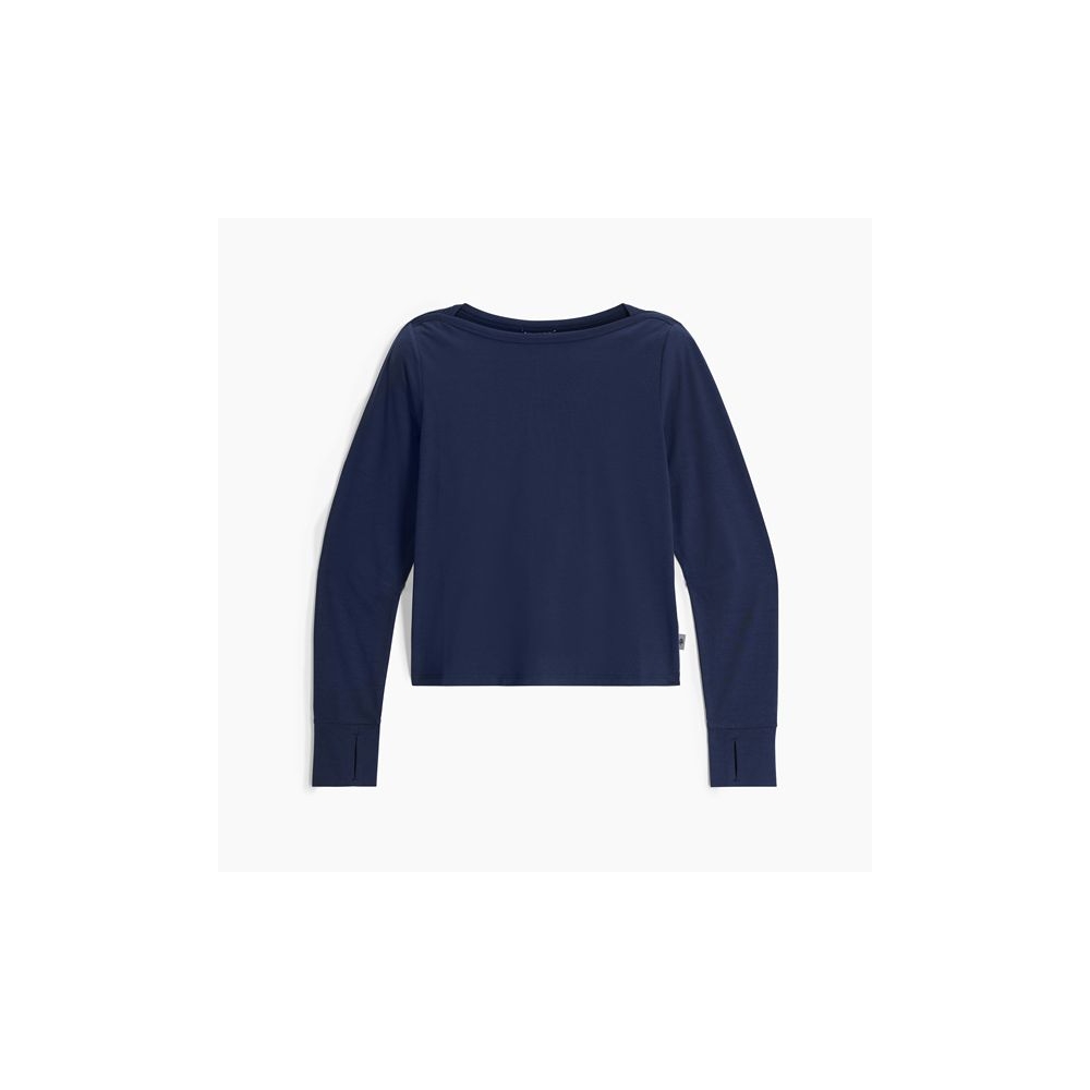 Royal Robbins Madera Long Sleeve Women's Deep Blue Y14600138-722 fleeces en truien online bestellen bij Kathmandu Outdoor & Travel