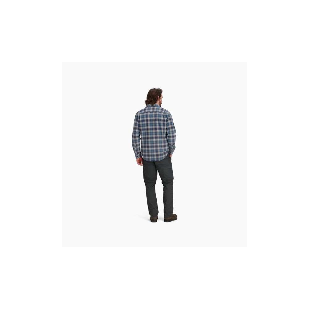 Royal Robbins Lieback Organic Cotton Flannel L/S Navy Dipsea Pld Y722022-413 shirts en tops online bestellen bij Kathmandu Outdoor & Travel