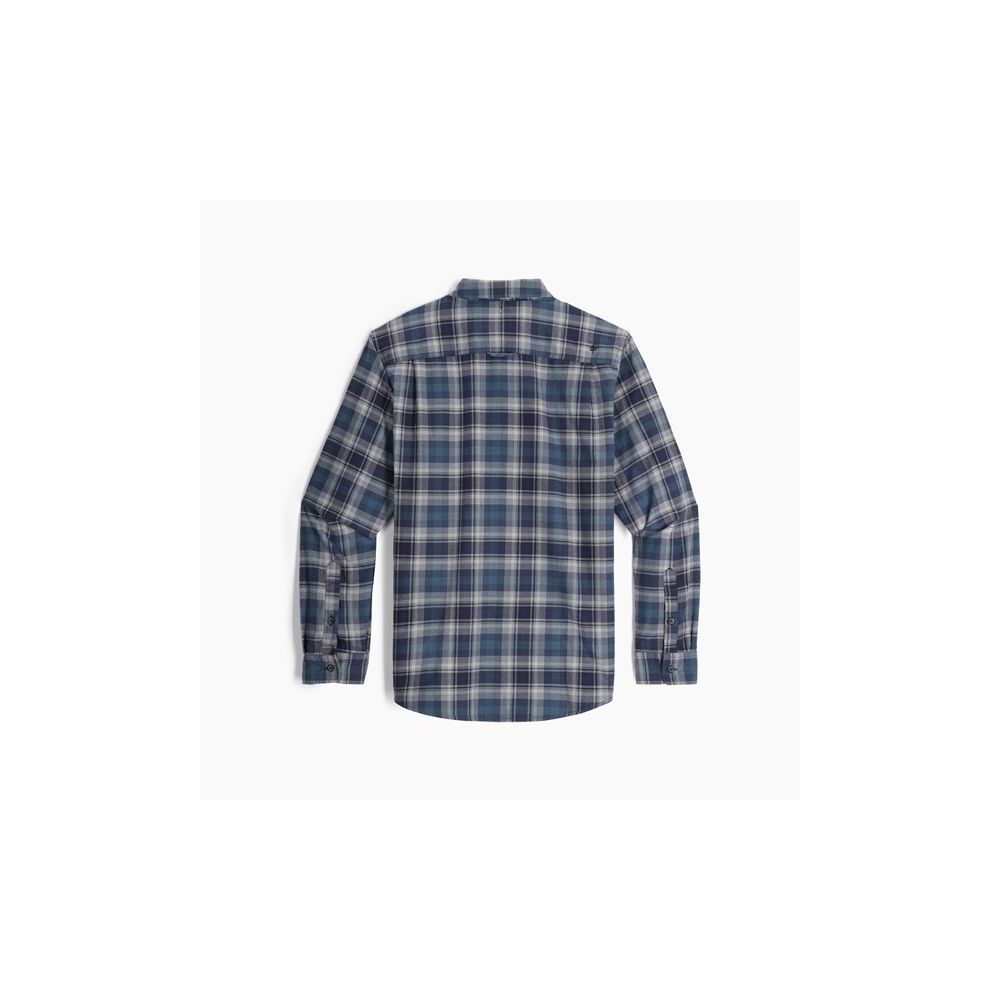 Royal Robbins Lieback Organic Cotton Flannel L/S Navy Dipsea Pld Y722022-413 shirts en tops online bestellen bij Kathmandu Outdoor & Travel