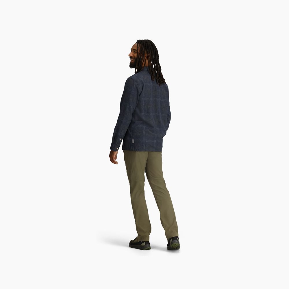 Royal Robbins Hempline Spaced Long Sleeve Collins Blue Y722035-751 shirts en tops online bestellen bij Kathmandu Outdoor & Travel
