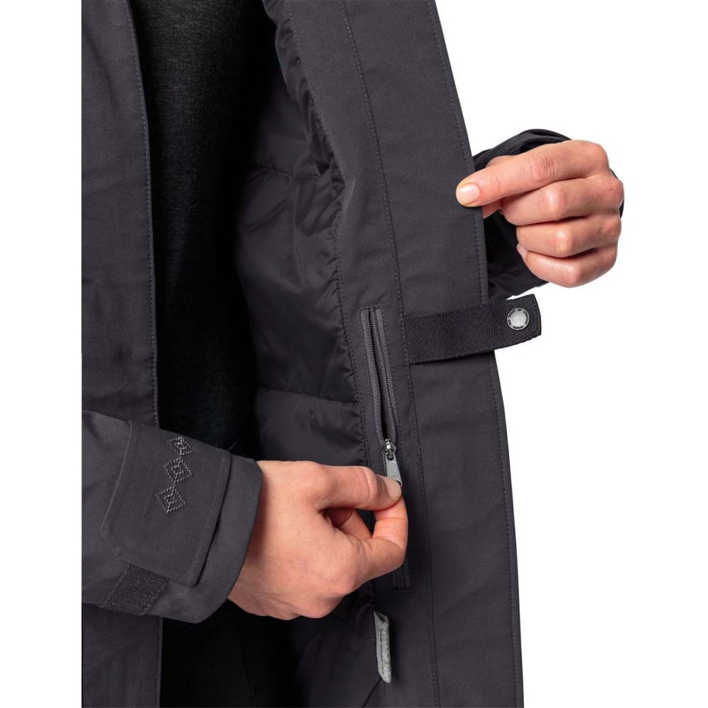 Vaude Skomer Wool Parka II Women's black 43364-010 jassen online bestellen bij Kathmandu Outdoor & Travel