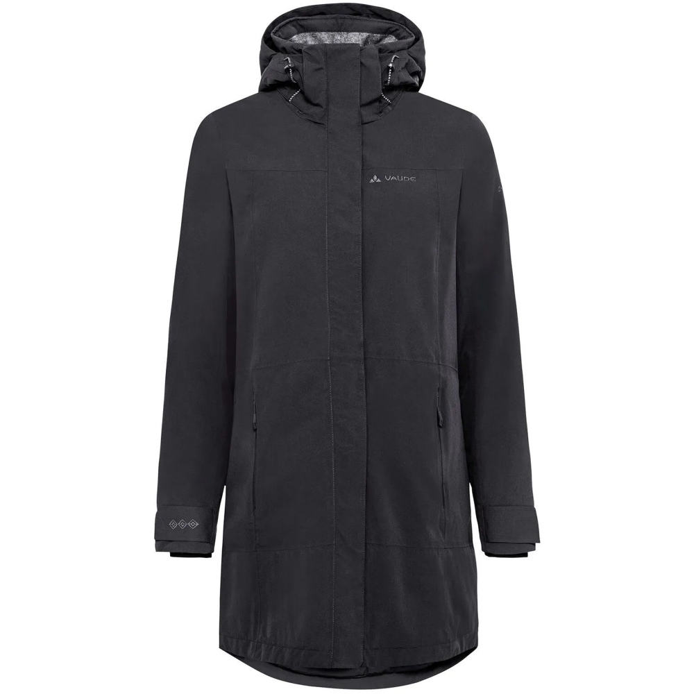 Vaude Skomer Wool Parka II Women's black 43364-010 jassen online bestellen bij Kathmandu Outdoor & Travel