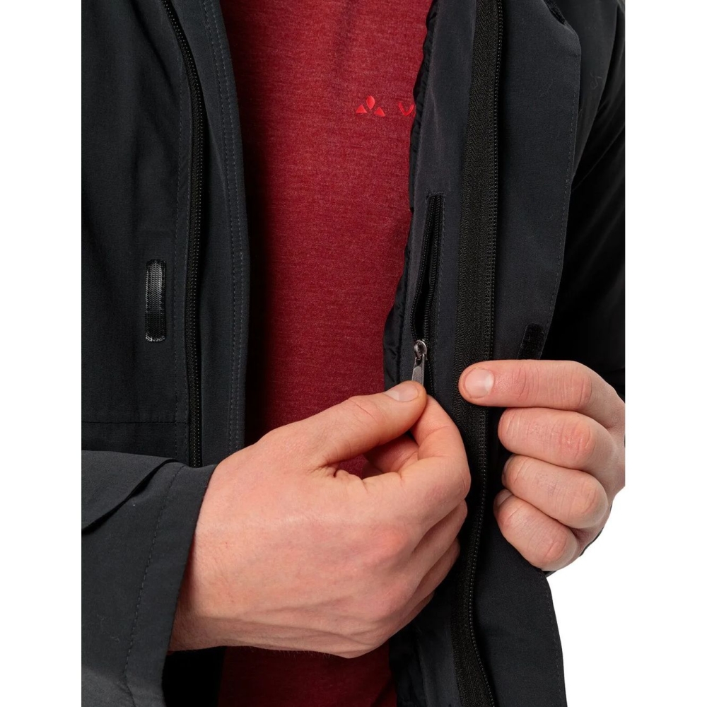 Vaude Idris Wool Parka II black uni 45013-051 jassen online bestellen bij Kathmandu Outdoor & Travel