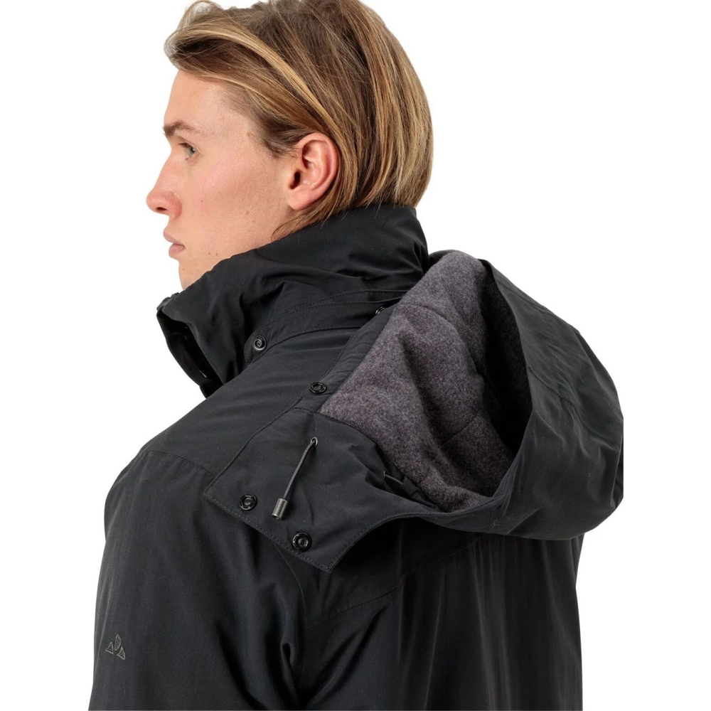 Vaude Idris Wool Parka II black uni 45013-051 jassen online bestellen bij Kathmandu Outdoor & Travel
