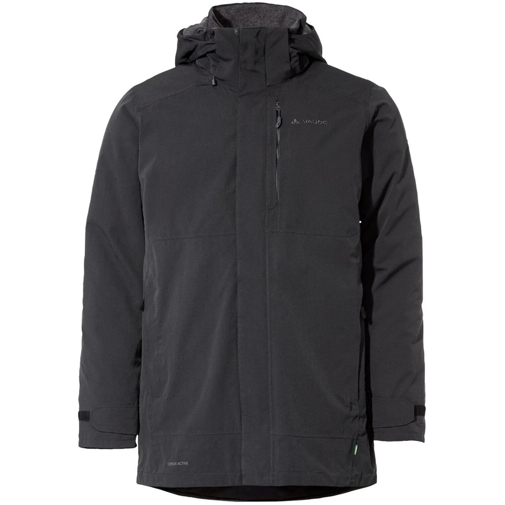 Vaude Idris Wool Parka II black uni 45013-051 jassen online bestellen bij Kathmandu Outdoor & Travel