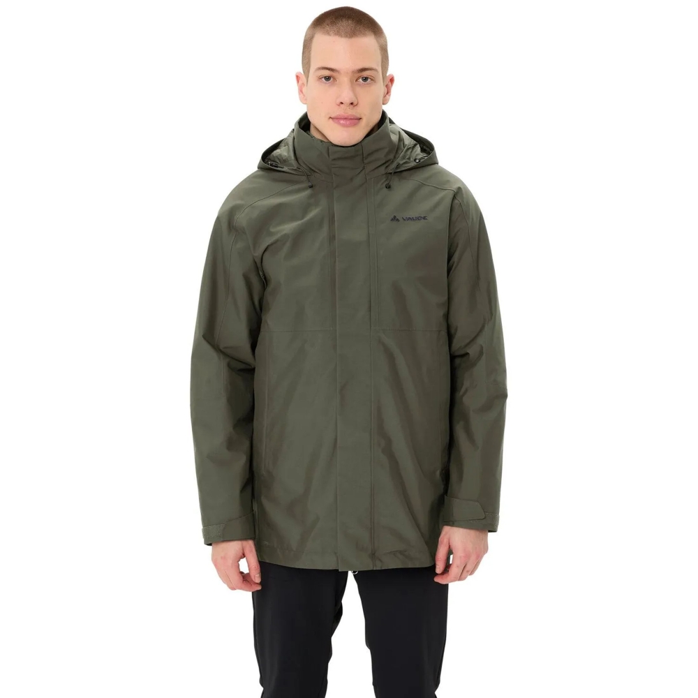Vaude Idris 3in1 Parka IV khaki 47976-161 jassen online bestellen bij Kathmandu Outdoor & Travel