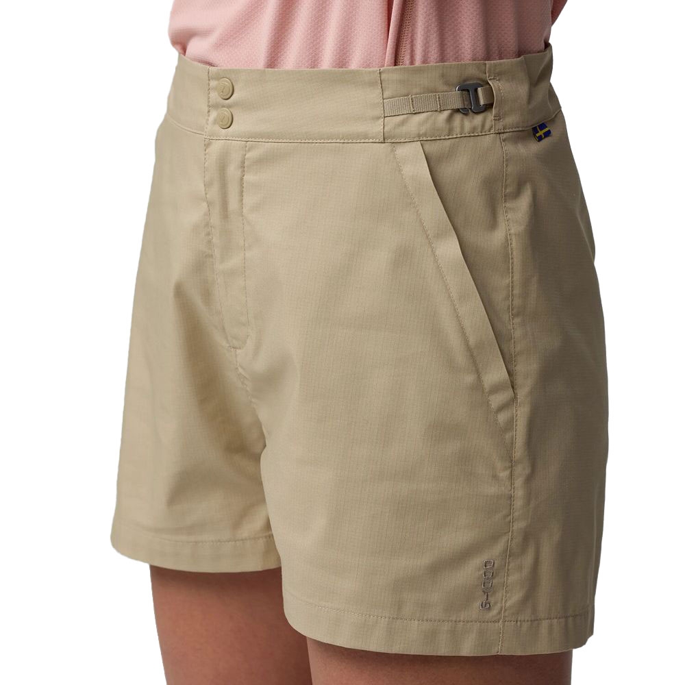 Fjällräven Abisko Hike Shorts Women's Fossil 14200178-118 broeken online bestellen bij Kathmandu Outdoor & Travel