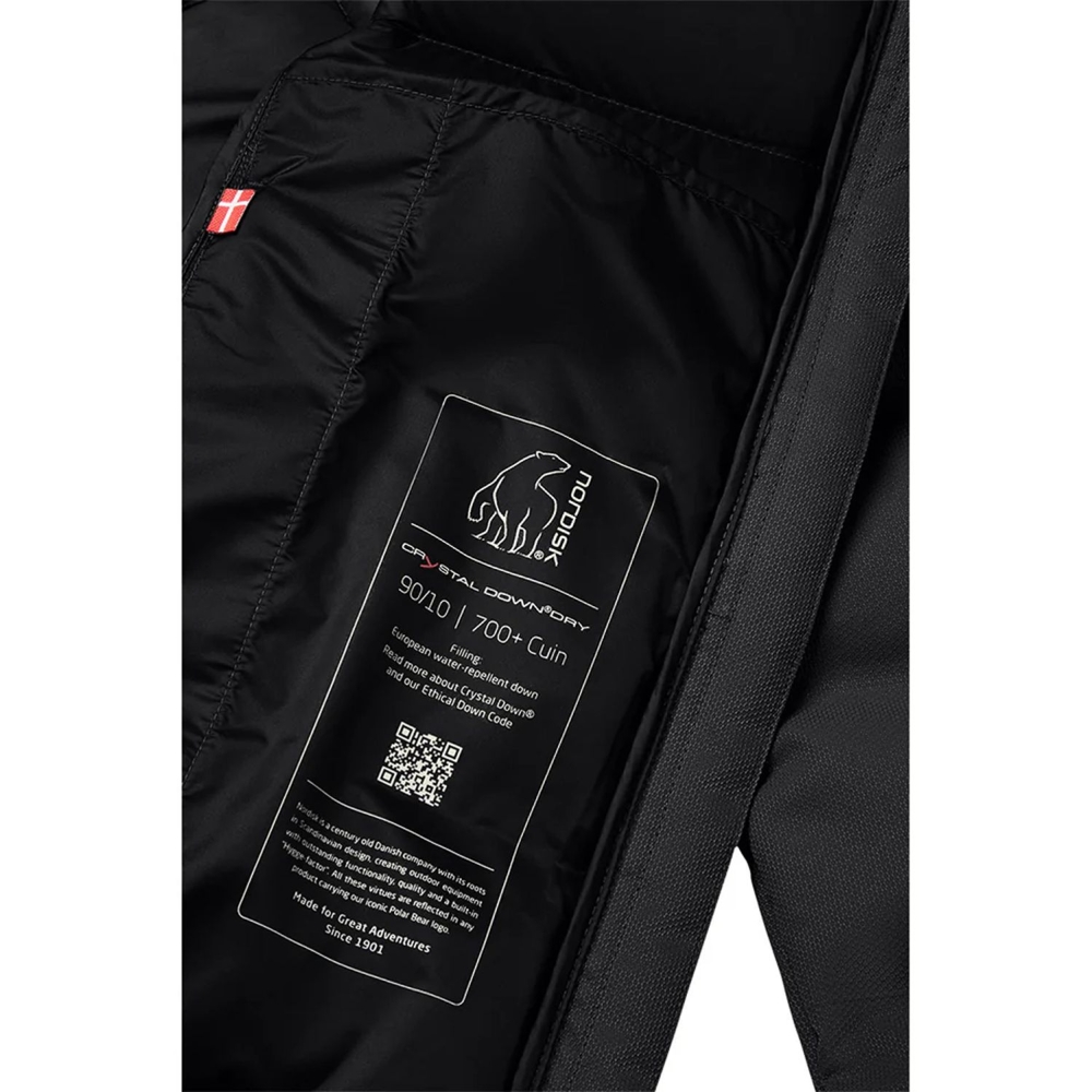 Nordisk Moana Bonded Hardshell Down Jacket Women's Black 20121270-Black jassen online bestellen bij Kathmandu Outdoor & Travel