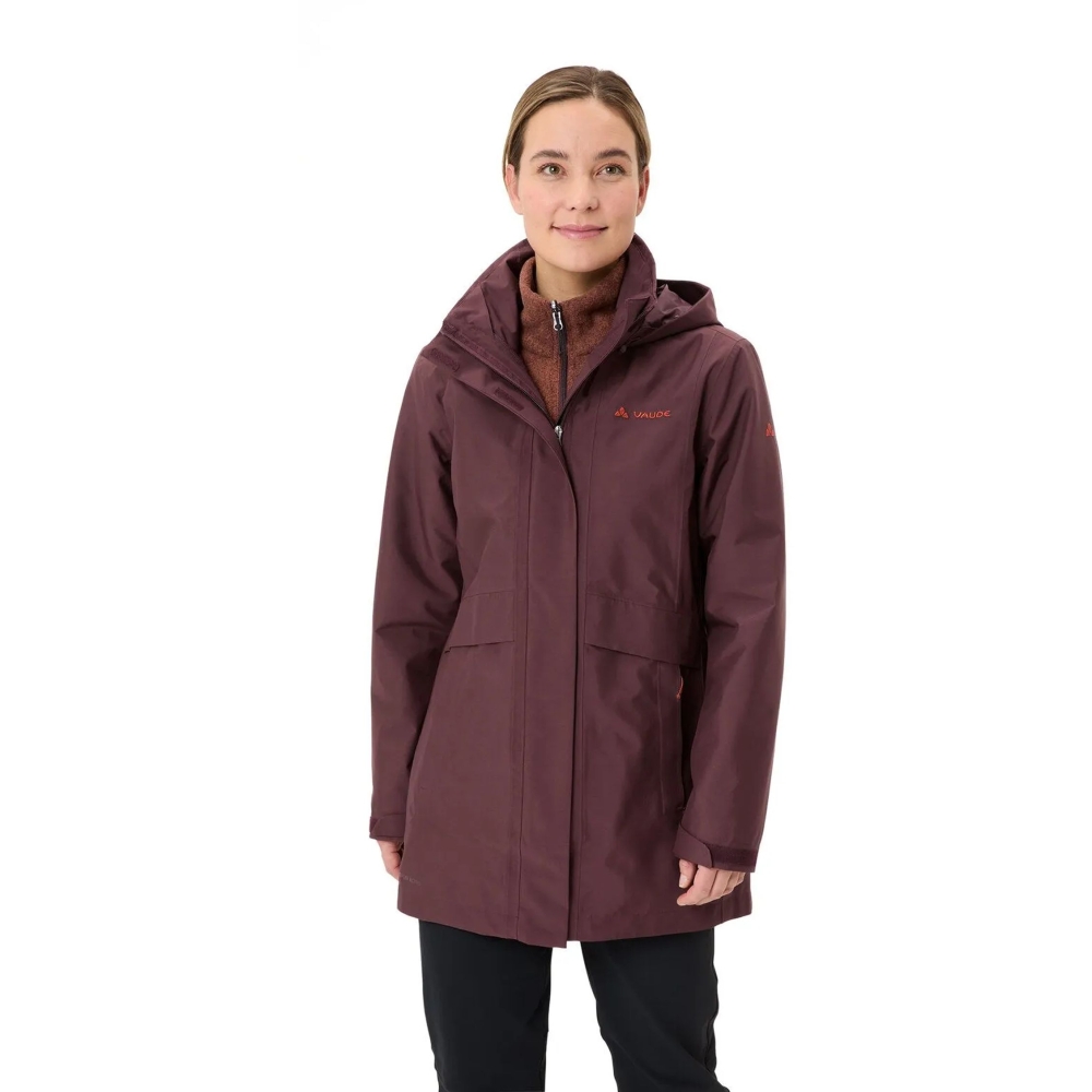 Vaude Idris 3in1 Parka IV Women's dark oak 47967-318 jassen online bestellen bij Kathmandu Outdoor & Travel