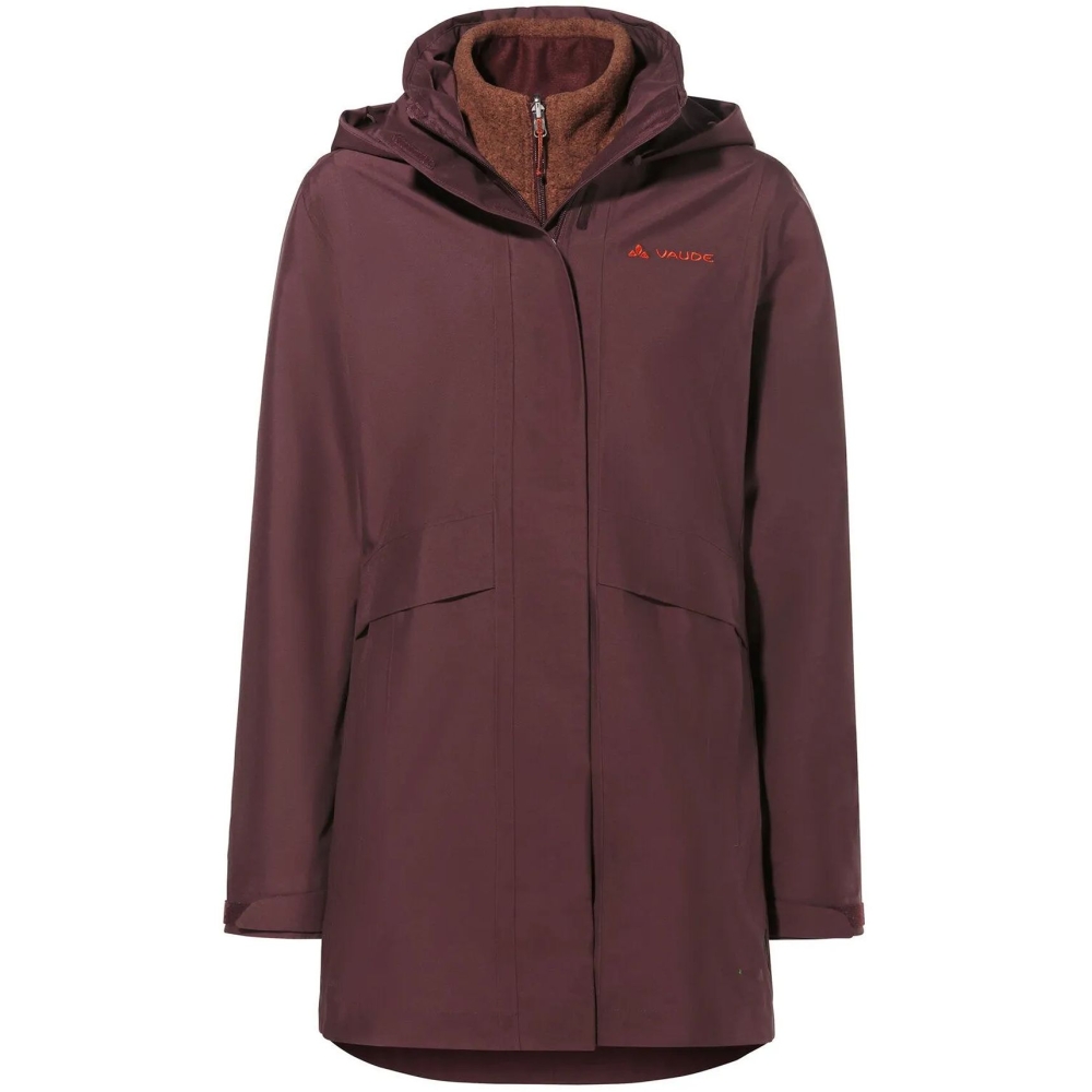 Vaude Idris 3in1 Parka IV Women's dark oak 47967-318 jassen online bestellen bij Kathmandu Outdoor & Travel