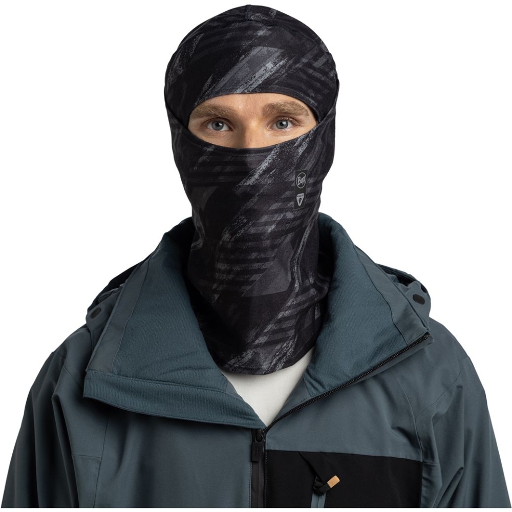 Buff Buff Thermonet Hinged Balaclava 136854901 kleding accessoires  Buff Thermonet Hinged Balaclava BARDEEN GRAPHITE               136854901 kleding accessoires online bestellen bij Kathmandu Outdoor & Travel