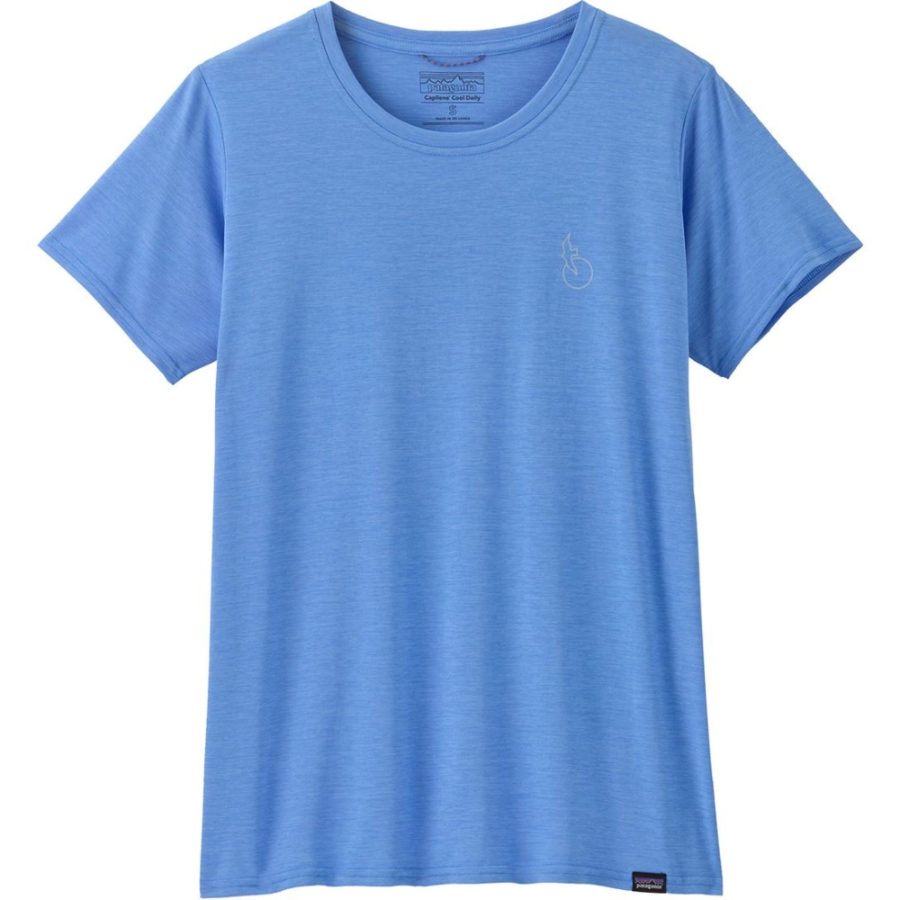 Patagonia Cap Cool Daily Graphic Shirt - Waters Women's Swelldrifter: Abundant Blue X- 45365-SDAX shirts en tops online bestellen bij Kathmandu Outdoor & Travel