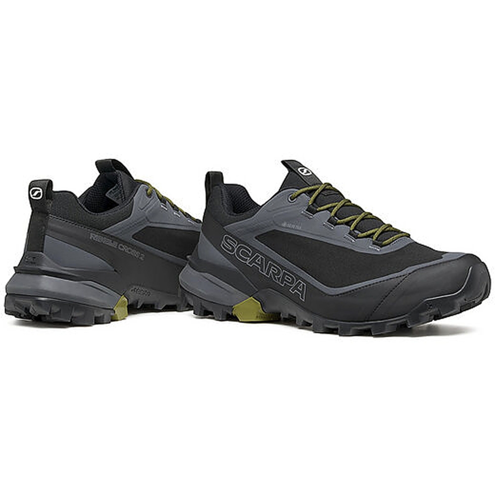 Scarpa Ribelle Cross 2 GTX Black/Olive 63136G-M-1122 wandelschoenen heren online bestellen bij Kathmandu Outdoor & Travel