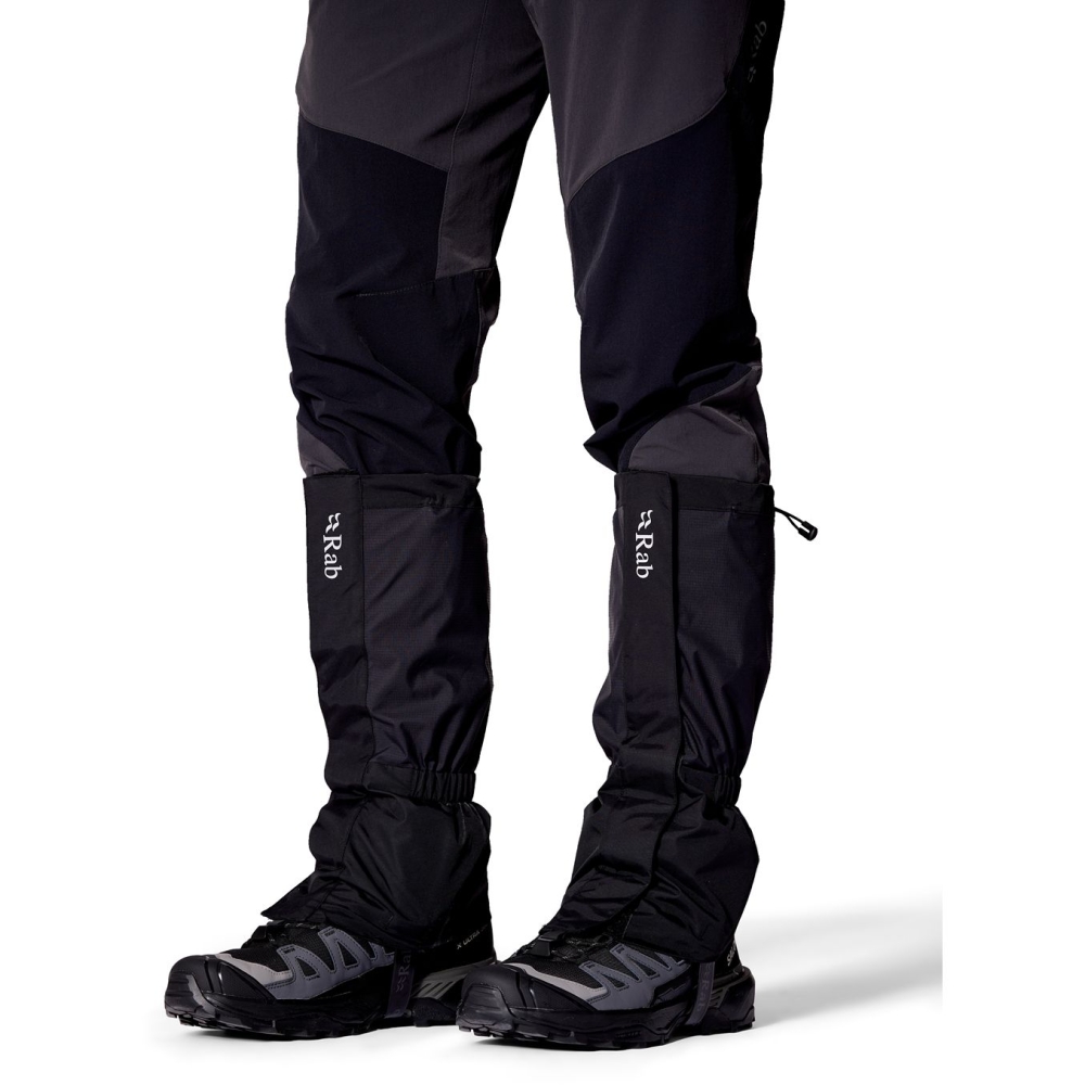 Rab Trek Gaiter Black QAJ-71-BLK wandelstokken en gamaschen online bestellen bij Kathmandu Outdoor & Travel