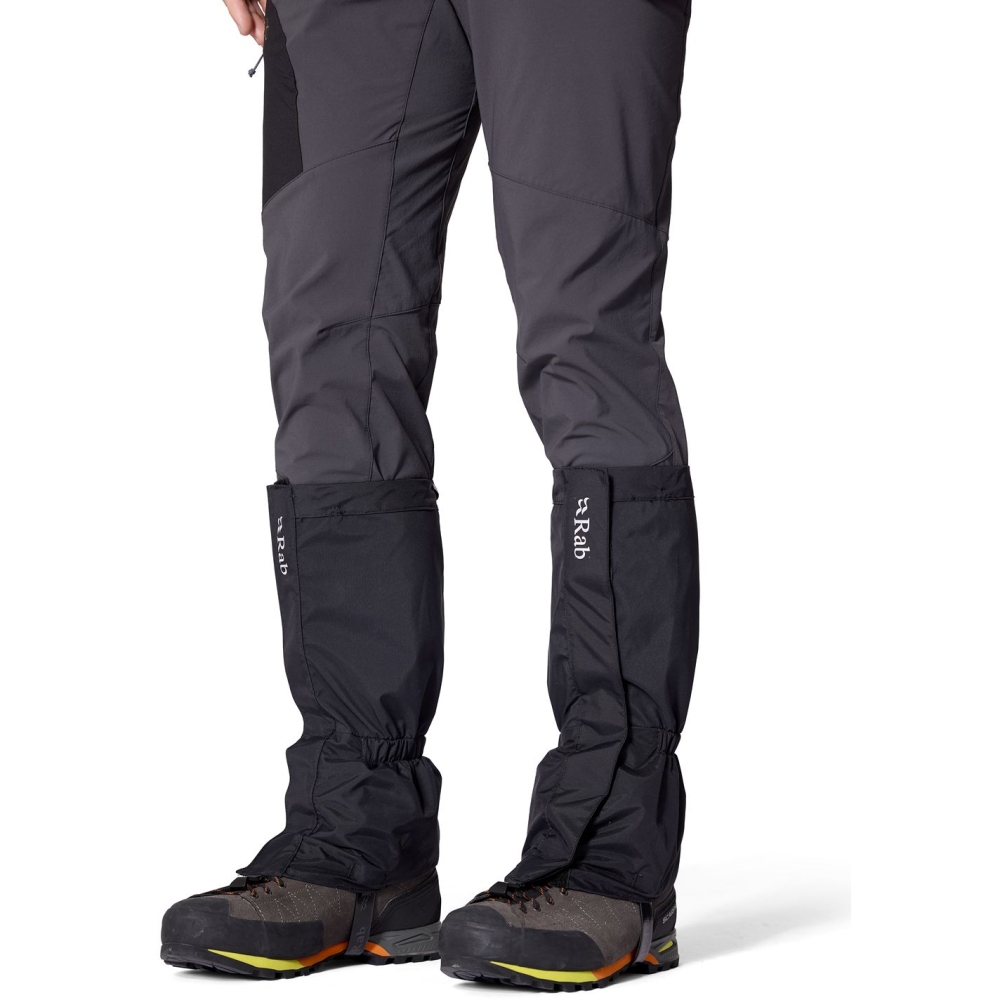Rab Kangri GTX Gaiter Black QAJ-42-BLK wandelstokken en gamaschen online bestellen bij Kathmandu Outdoor & Travel