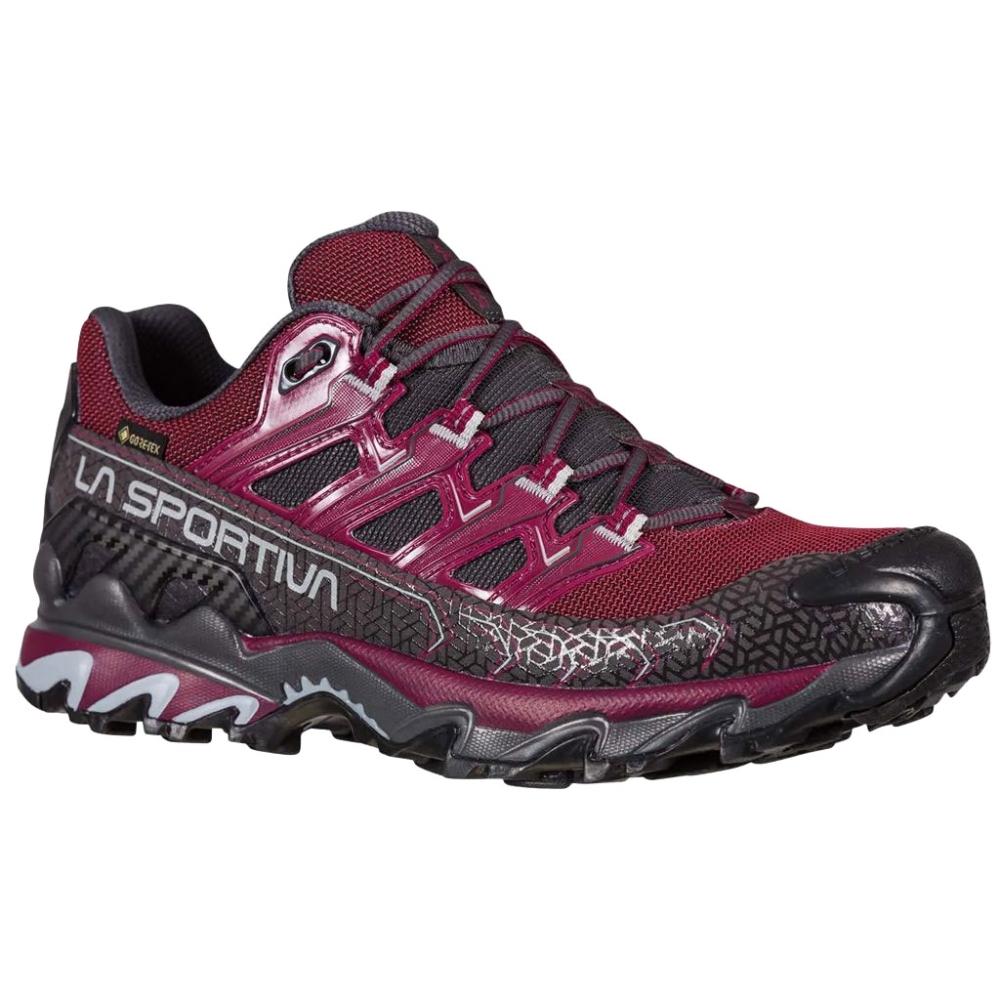 La Sportiva Ultra Raptor II Woman GTX Red Plum/Carbon ZFHS149U02G00 wandelschoenen dames online bestellen bij Kathmandu Outdoor & Travel
