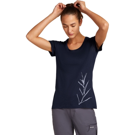 Icebreaker  Mer 150 Tech Lite SS Scoop Tee Panax Women's Midnight Navy