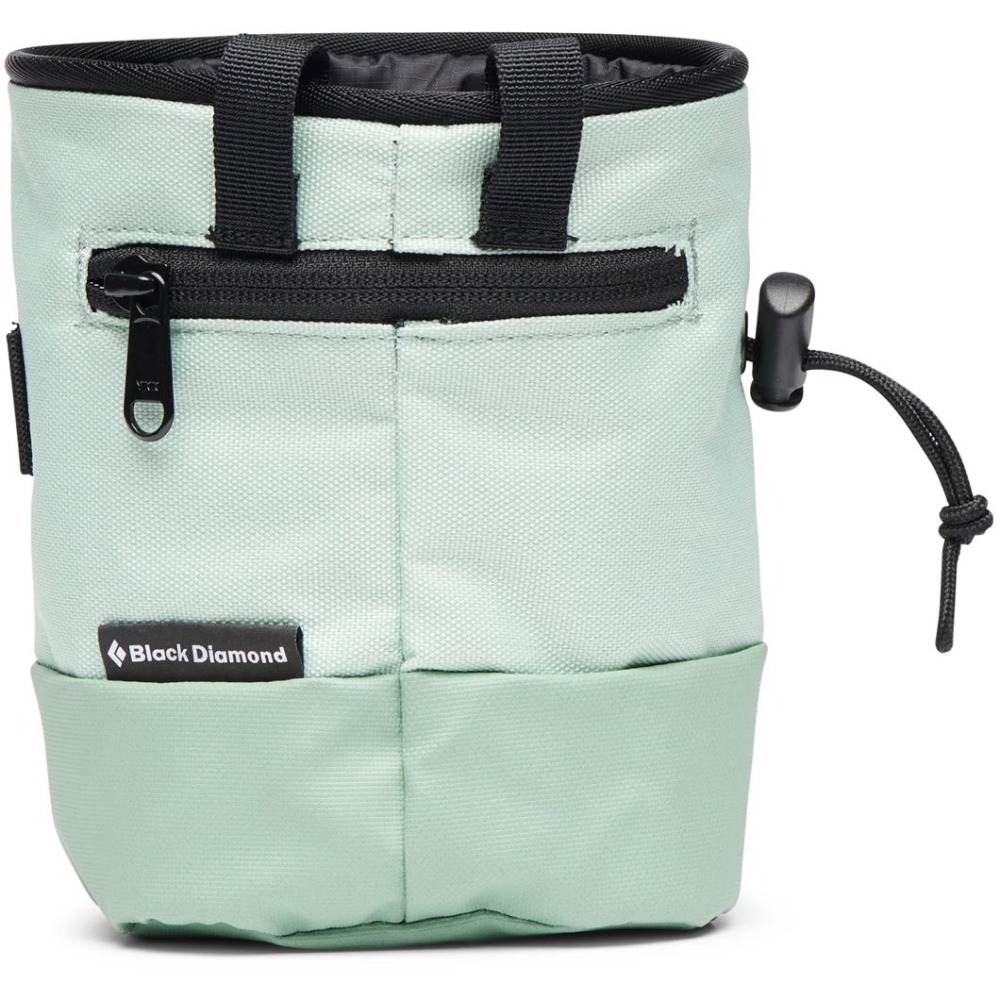 Black Diamond Mojo Zip Chalk Bag Foam Green BD6301173041S_M1 pof, pofzakken en training online bestellen bij Kathmandu Outdoor & Travel