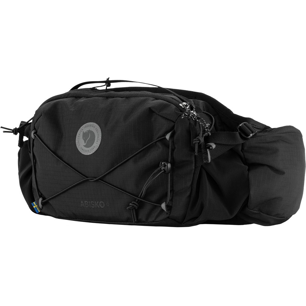 Fjällräven Abisko Hip Pack 6 Black F23200306-550 tassen online bestellen bij Kathmandu Outdoor & Travel