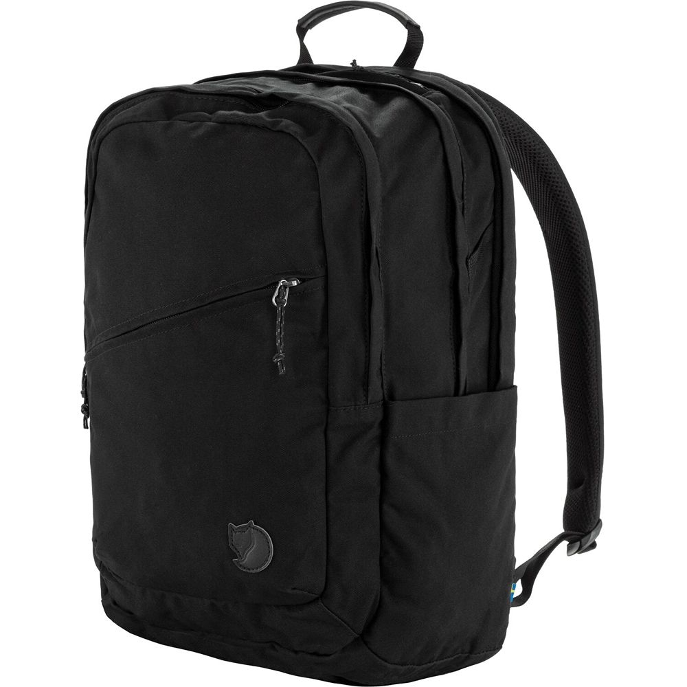 Fjällräven Räven 28 Black-Black F23345-550-550 dagrugzakken online bestellen bij Kathmandu Outdoor & Travel