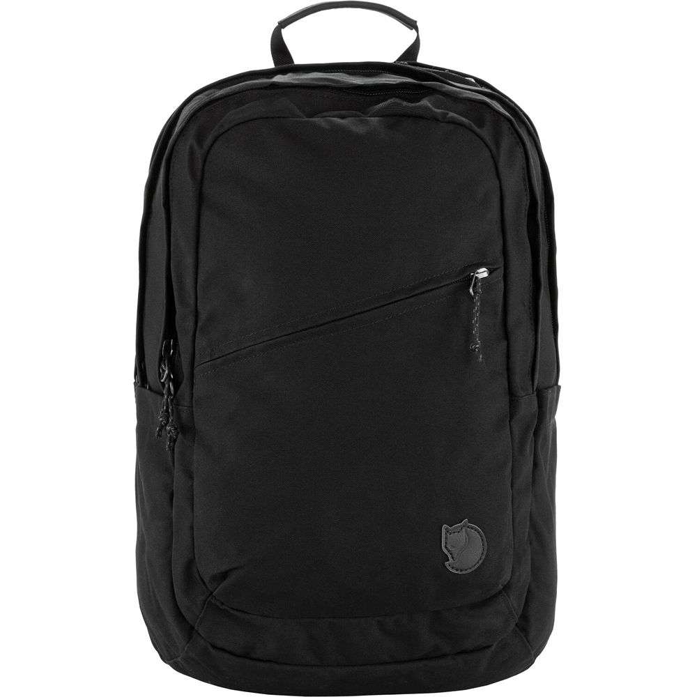 Fjällräven Räven 28 Black-Black F23345-550-550 dagrugzakken online bestellen bij Kathmandu Outdoor & Travel