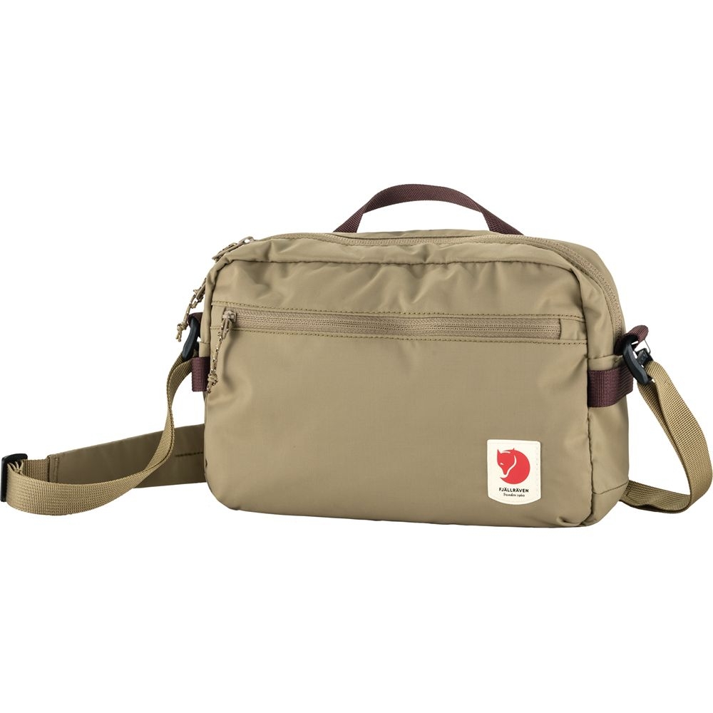 Fjällräven High Coast Crossbody Clay F23227-221 tassen online bestellen bij Kathmandu Outdoor & Travel