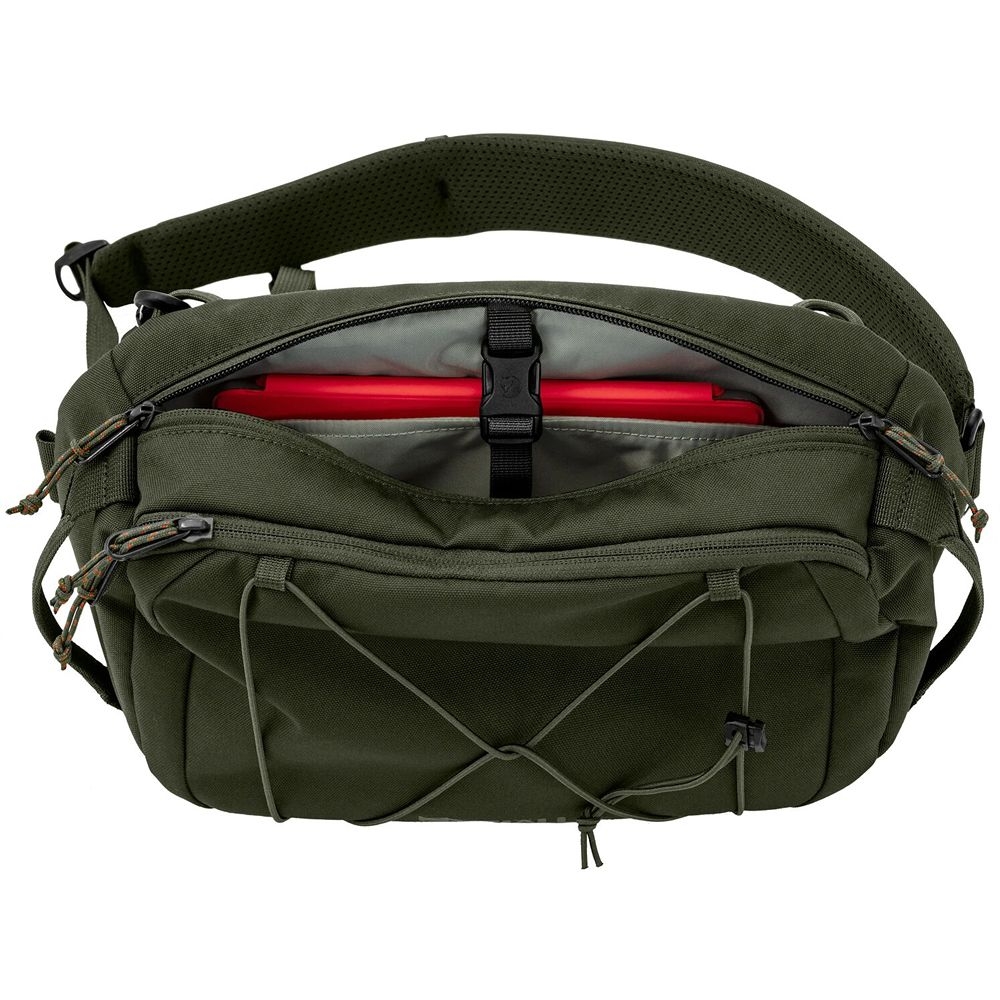 Fjällräven Skule Sling 6 Deep Forest F23200337-662 tassen online bestellen bij Kathmandu Outdoor & Travel