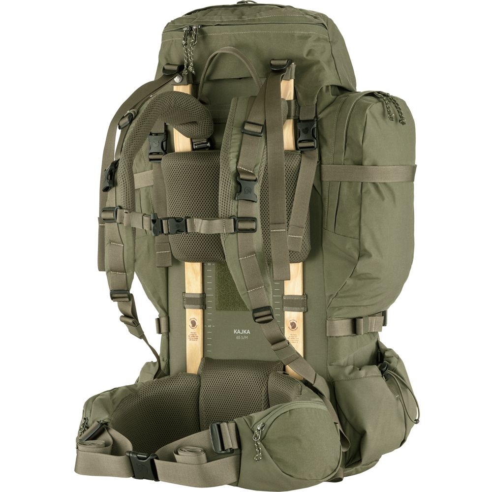 Fjällräven Kajka 65 S/M Green F24200025-620 trekkingrugzakken online bestellen bij Kathmandu Outdoor & Travel
