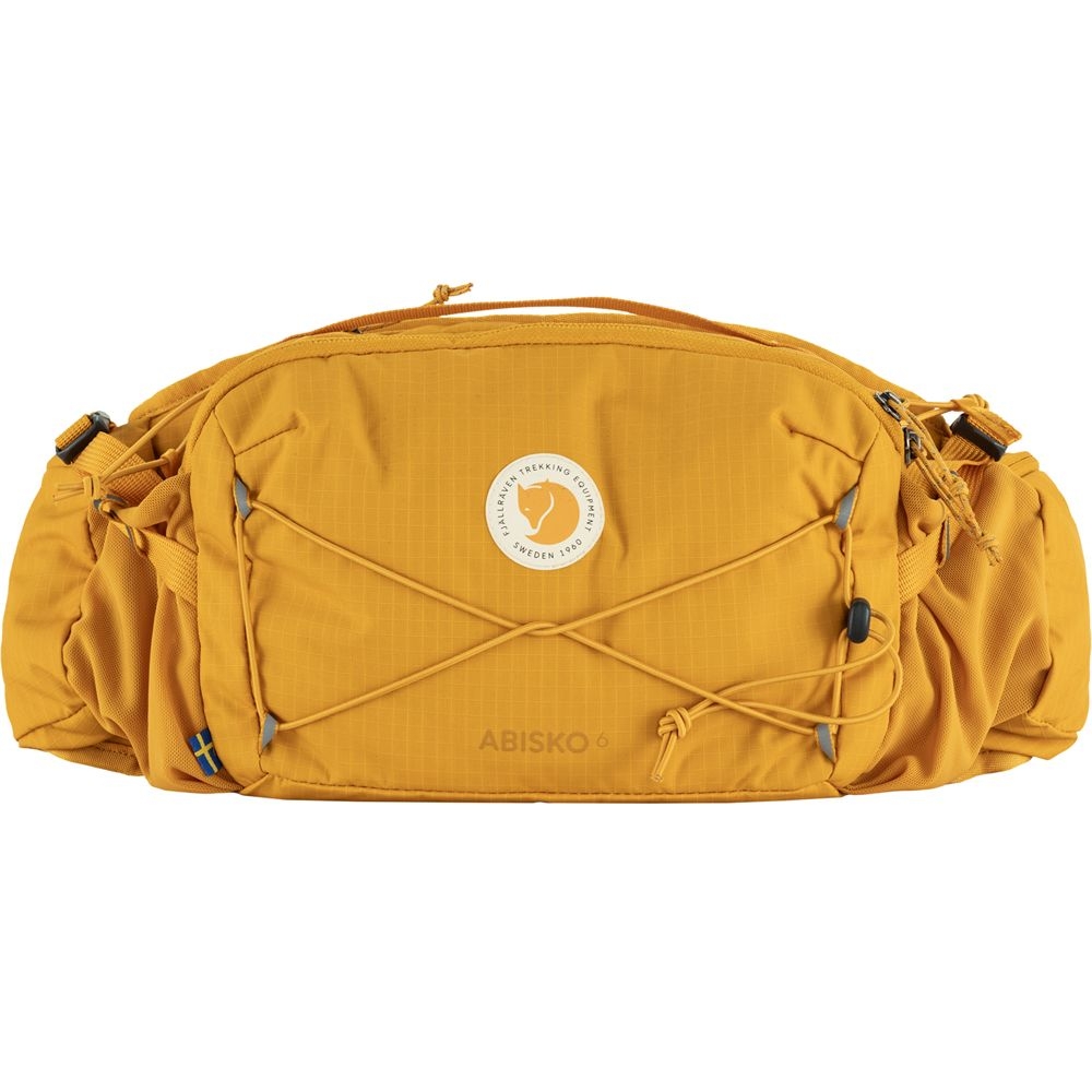 Fjällräven Abisko Hip Pack 6 Mustard Yellow F23200306-161 tassen online bestellen bij Kathmandu Outdoor & Travel