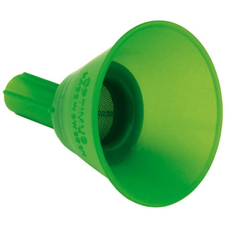 Optimus  Brandstof trechter met zeef Lichtgroen